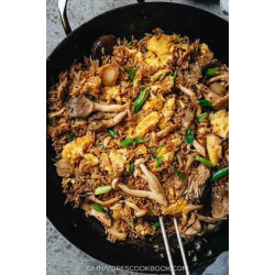 Egg Mushroom Fried Rice